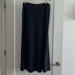 Talbots size L back knit A-line midi skirt.